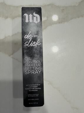 Urban Decay De-Slick Oil Control Makeup Setting Spray 30ml 1oz New In Box